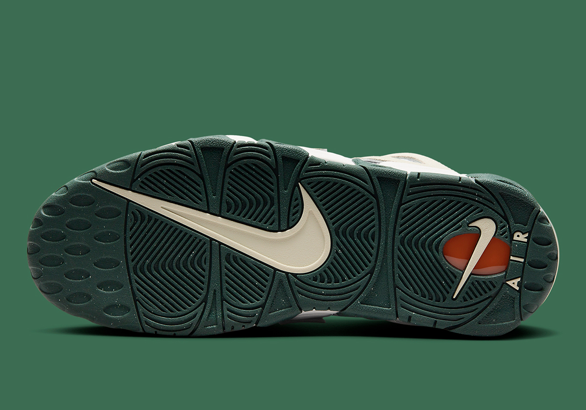 Nike Air More Uptempo White Sea Glass Vintage Green 8