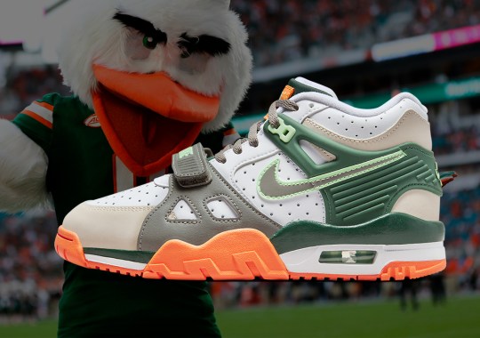 Nike Debuts A “Hurricanes” Air Trainer 3 As Miami Alum Face Off In Super Bowl