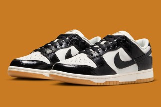 Nike Dreams Up The Dunk Low With Black Croc-Skin Leather