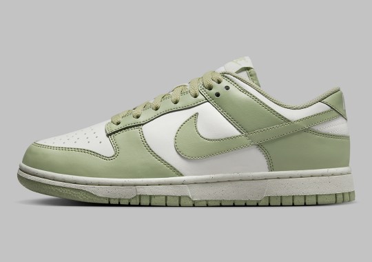 nike dunk low next nature olive aura sail coconut milk white hf5384 300 6