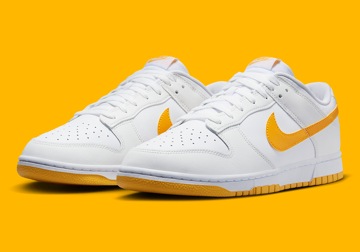 Nike Expands Its Dunk Low Lineup With "University Gold" Pair