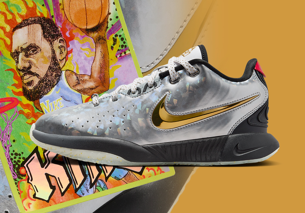 The Nike payment LeBron 21 "All-Star" Shines With Prismatic Uppers And Trading Cards