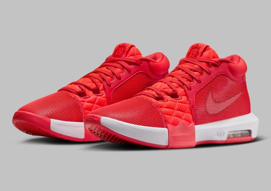 The Nike LeBron Witness 8 Does Its Best "Red October" Impression