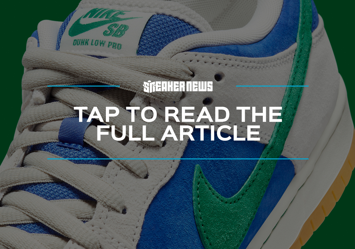 The Nike SB Dunk Low Boasts Another Blend Of Green And Royal