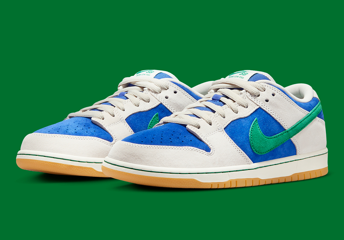 The Nike SB Dunk Low Boasts Another Blend Of Green And Royal
