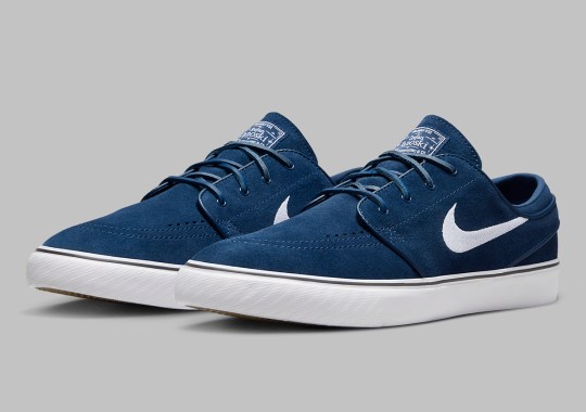 Blue Suede And Cork Insoles Make Their Way Onto The Nike SB Janoski