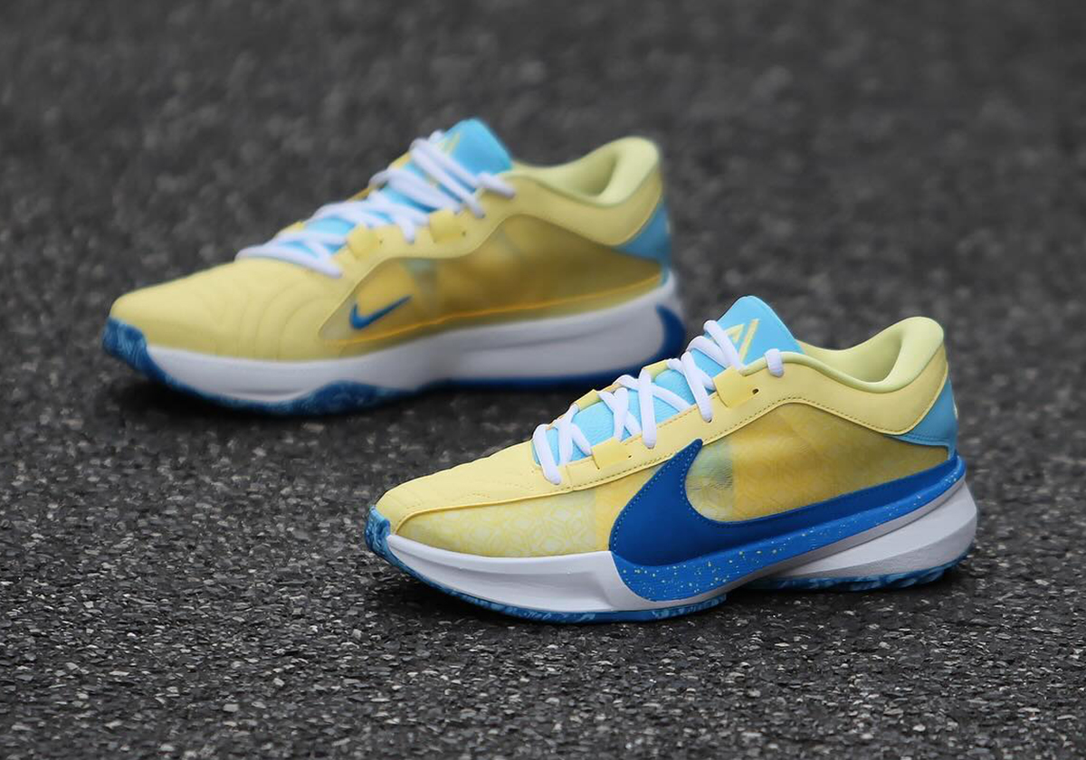 Nike Zoom Freak 5 Yellow Blue Release Date 2
