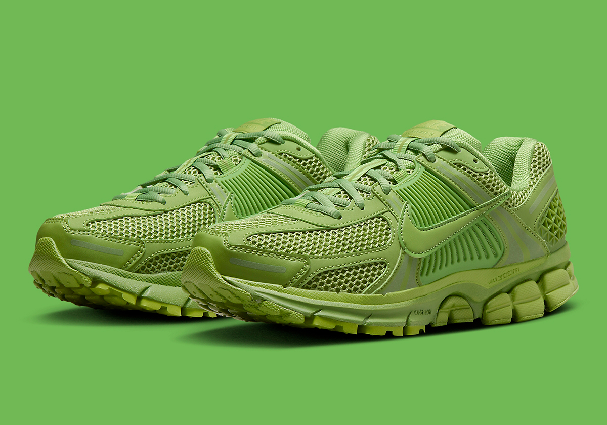 The Nike Zoom Vomero 5 Loves The Tonal Look With Moss Green