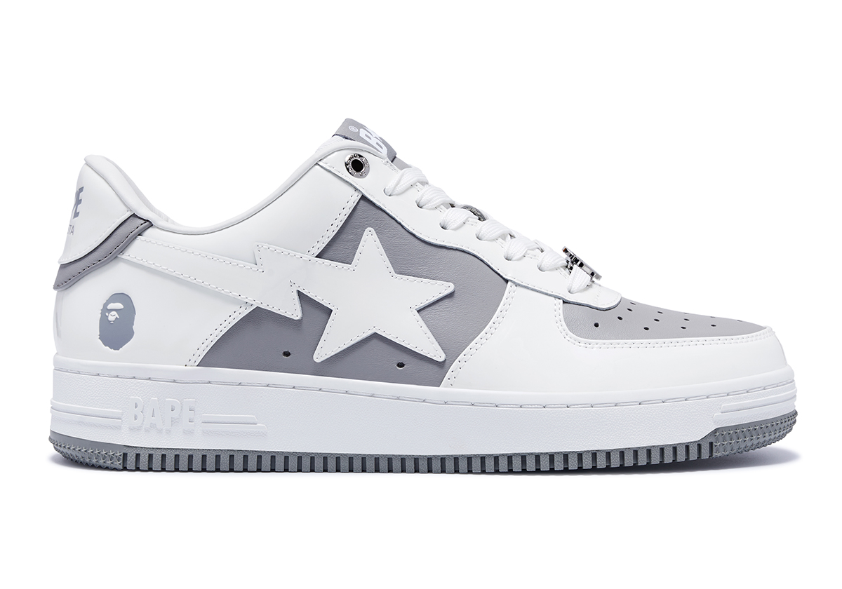 Nike Icon Air Force 1 Low 07 Custom Butterfly Patent Leather White Grey 6