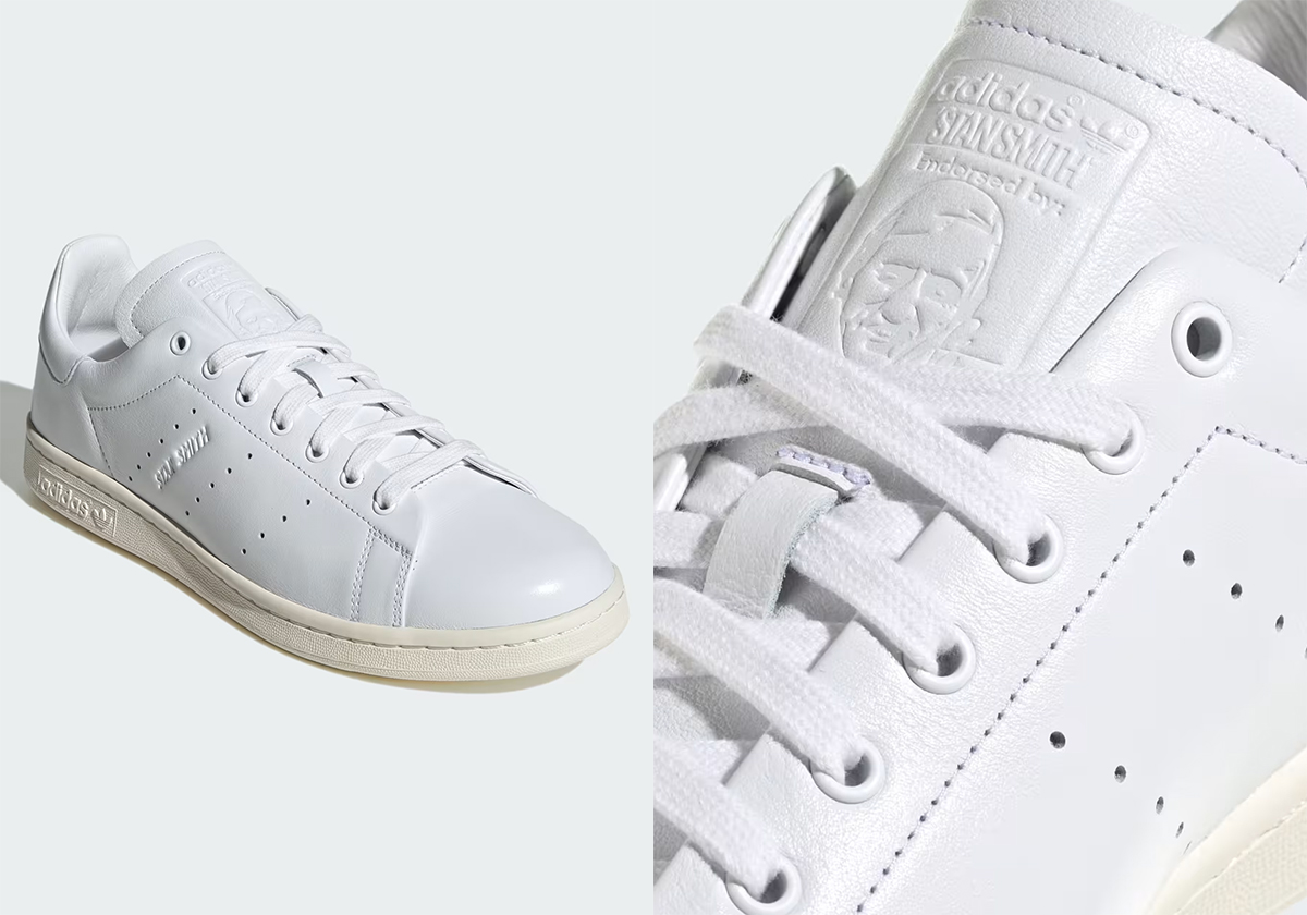 Premium White Leather Carries The adidas Stan Smith Lux