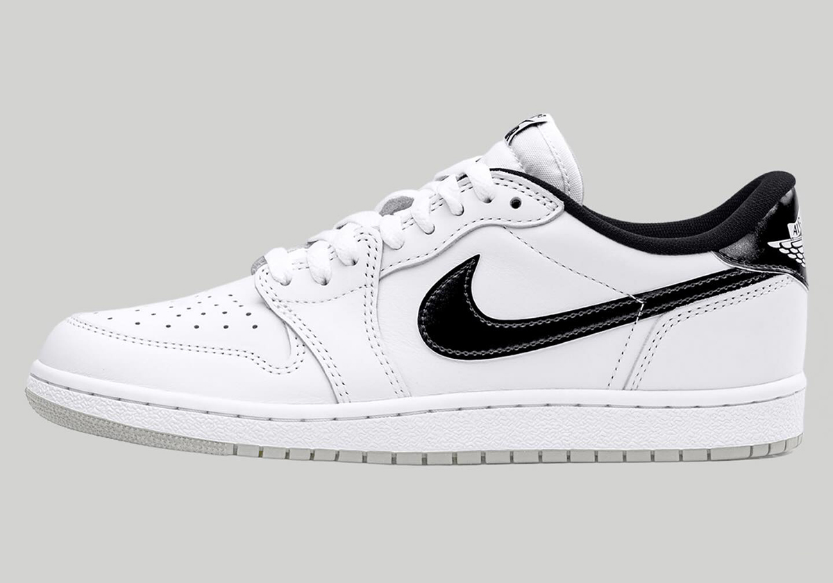 Updated Look At The Upcoming Air Jordan 1 Low '85 "White/Black/Neutral Grey"