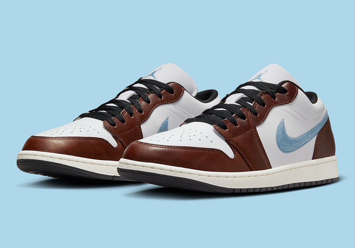 jordan 1 low blue black and white