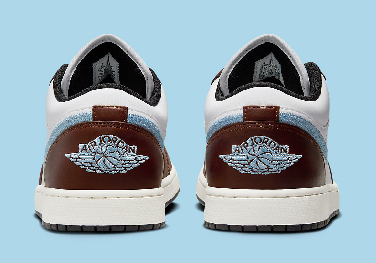 The Air Jordan 1 Low Adopts A Stitched Nike Swoosh