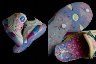 Cherry Blossoms Bloom On Kiki Rice’s An Official Look at the Nike LeBron 138 Low PE