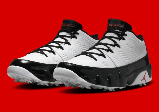 The Air jordan Kappa 9 Fire Red Official Images Begins Its Comeback As A Golf Shoe