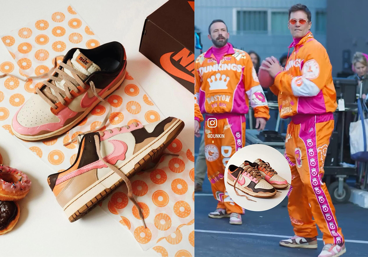 Ben Affleck’s Custom “What The Dunkin'” Dunks From Super Bowl Ad