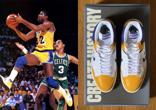 Converse Is Bringing Back The Weapon In Magic Johnson's Mythical "Lakers" womens