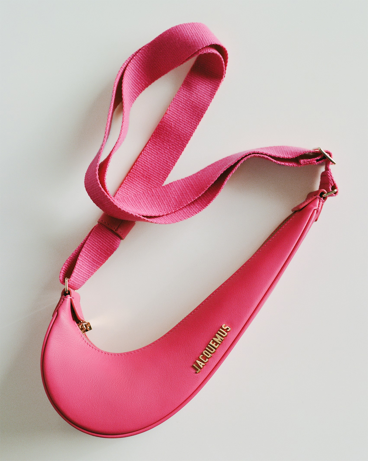 Jacquemus Nike Swoosh Bag Dark Pink
