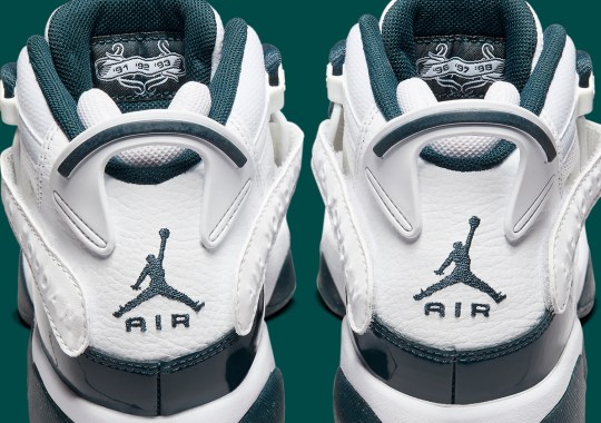 A Jordan 6 Rings Emerges In “White/Armory Navy” For Kids Only