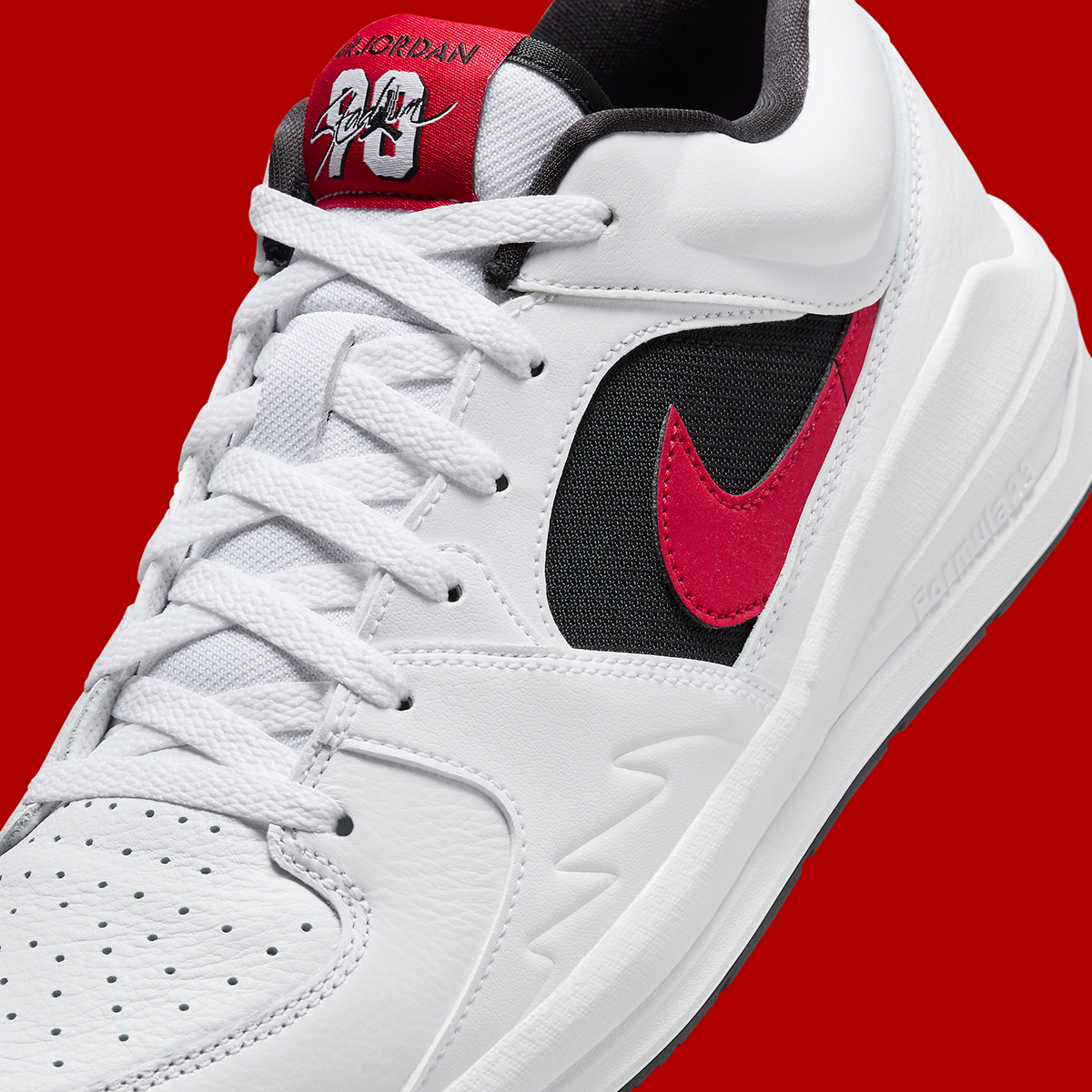 Jordan presenta nuevo diseño para finales de febrero White Black Varsity Red Dx4397 116 5