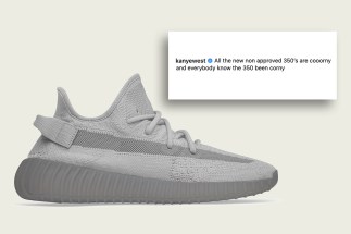 Kanye West Speaks Out Against Upcoming Yeezy Drops; Calls The Yeezy 350 “Corny”