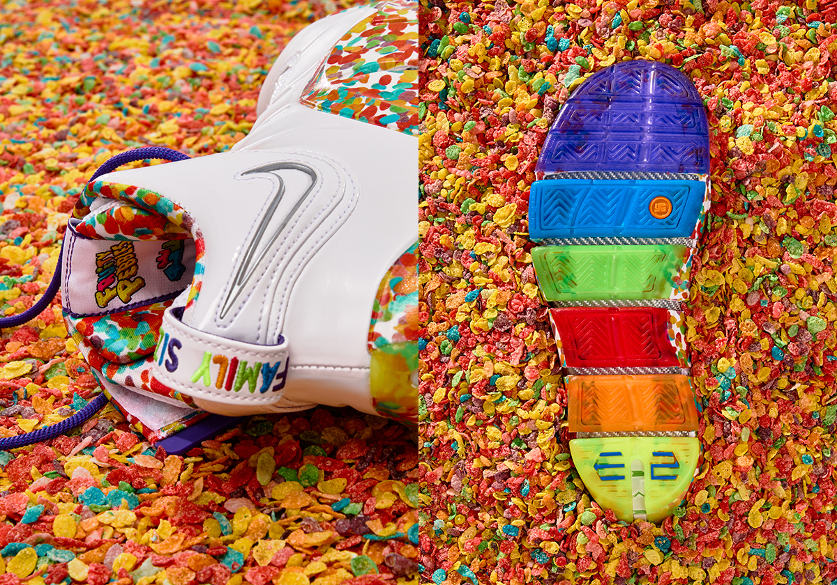 Kith National Cereal Day Nike Lebron 4 Fruity Pebbles 2