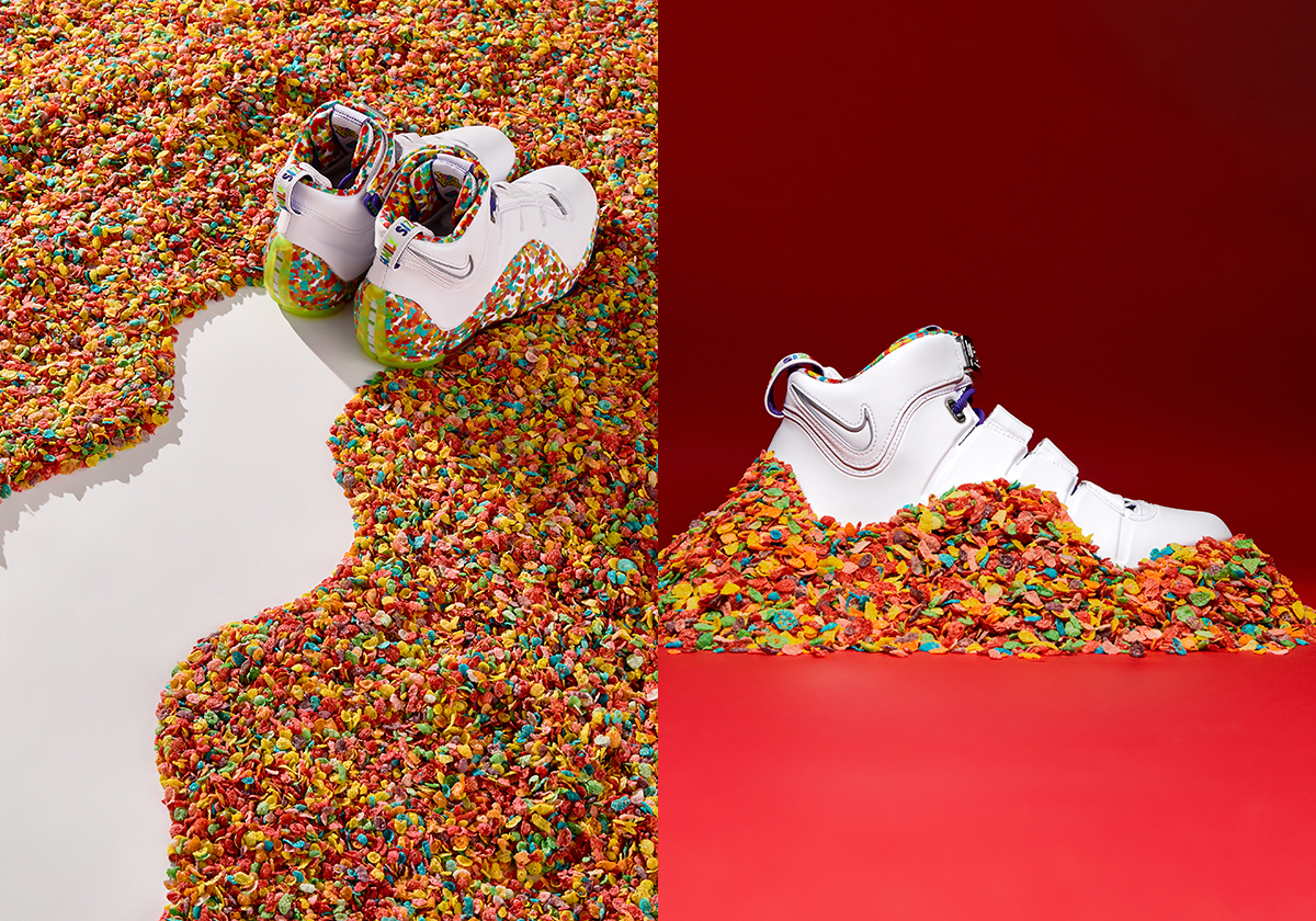 Kith National Cereal Day Nike Lebron 4 Fruity Pebbles 3