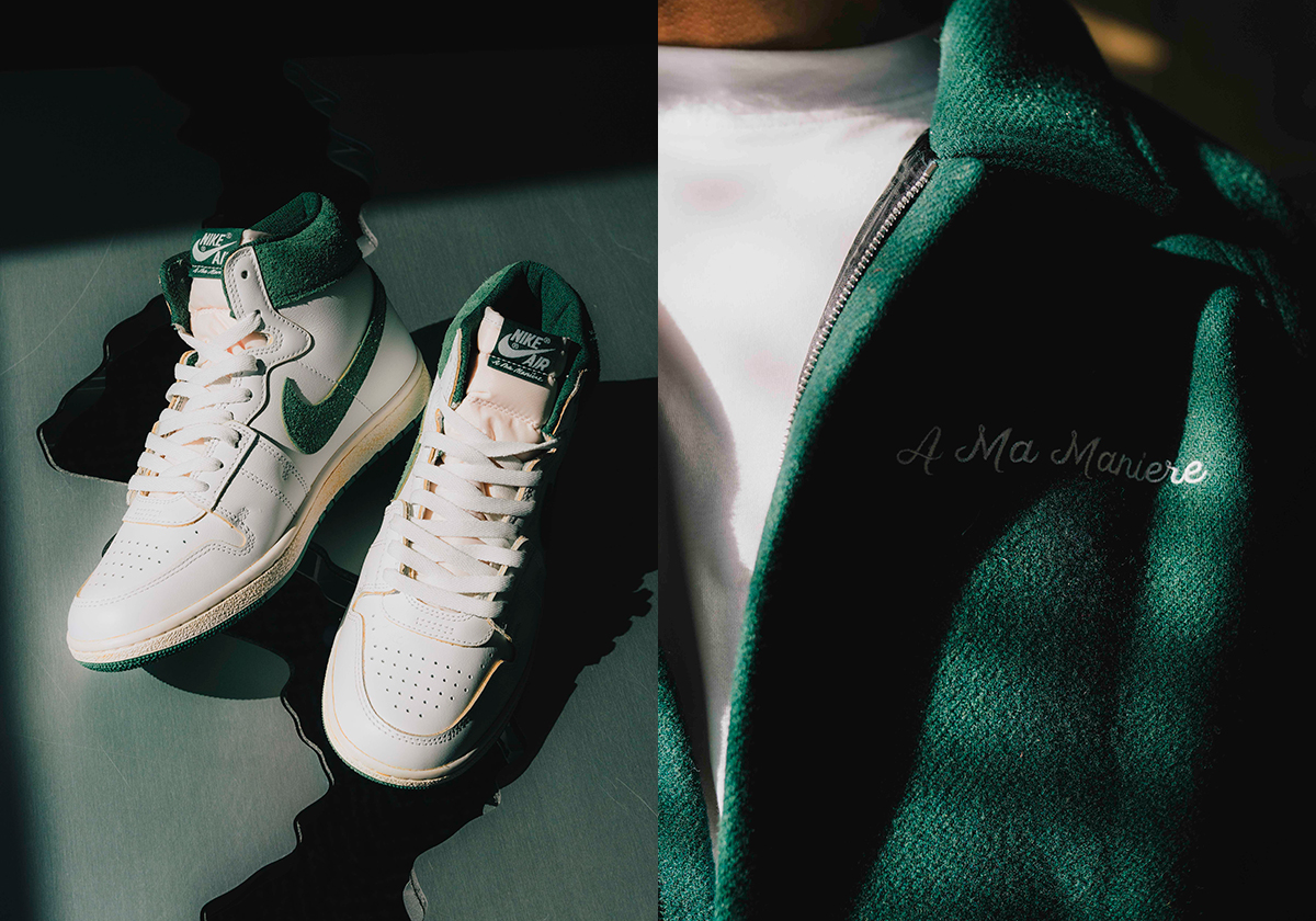 Maniere Sneaker tee Jordan 14 Candy Cane Vintage Green Release Date 4