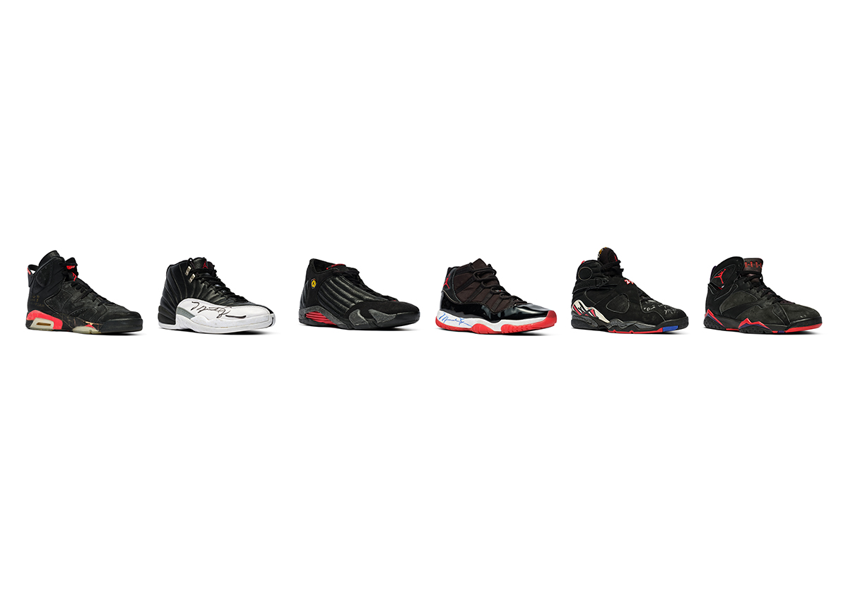 Michael Jordan Game Worn Nba Finals Shoes Dynasty Collection Sothebys 2