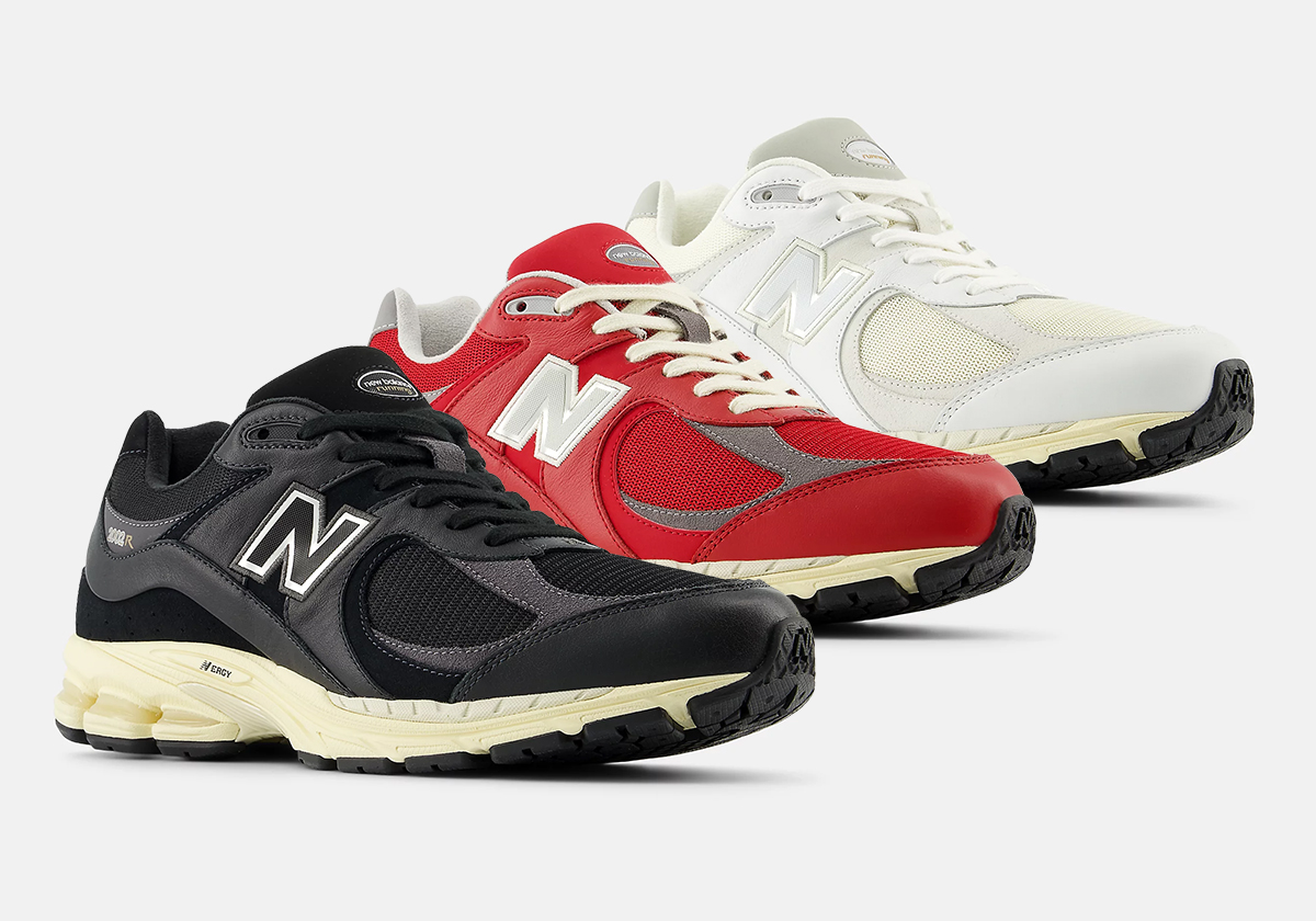 The New Balance 2002R “Leather Pack” Offered In Three Colorways