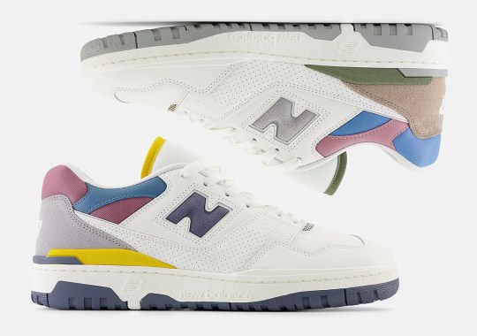 The New Balance 550 “Clay Court Pack” Embraces Vibrant Heel Coloring