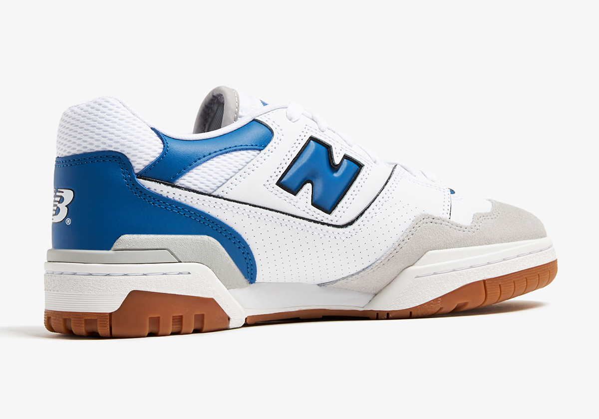 τα παπούτσια για τρέξιμο New Balance White Blue Gum Bb550esa 4