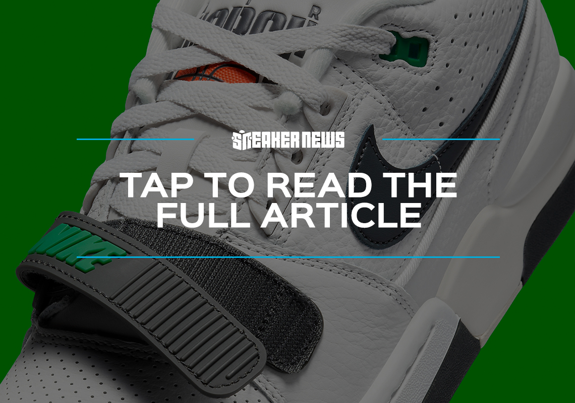 Malachite Accents Don The Latest Edition Of The Nike Air Alpha Force ’88