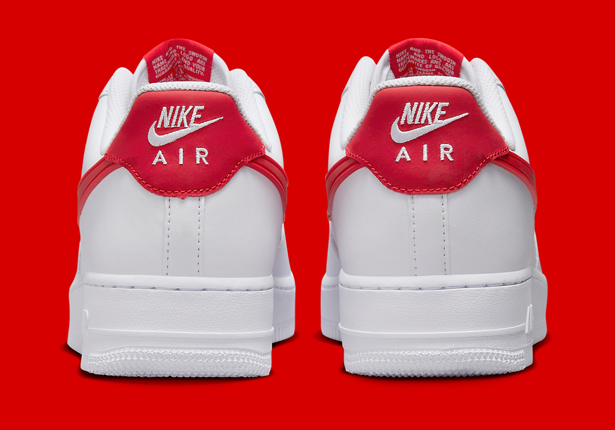 Nike Air Force 1 Low Swoosh Armor White Red Hf4291 100 1