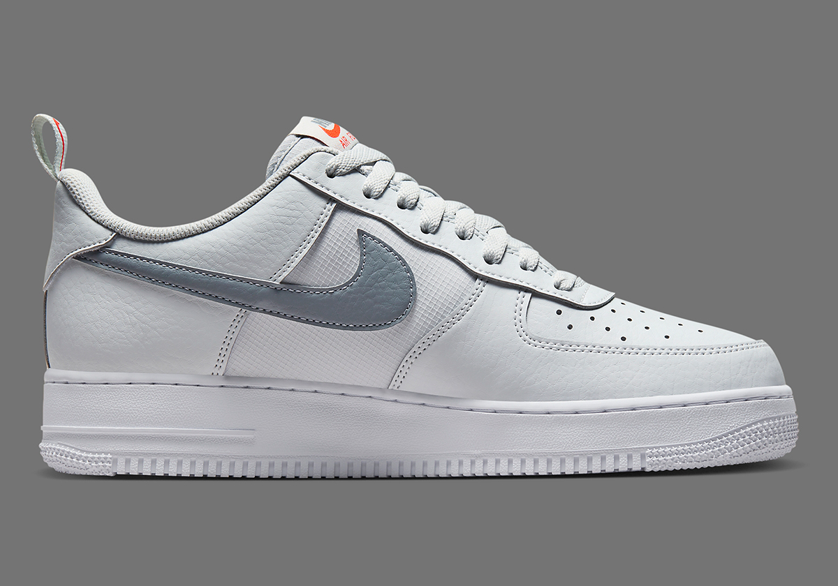 Nike Air Force 1 Low White Grey Orange Hf3836 001 3