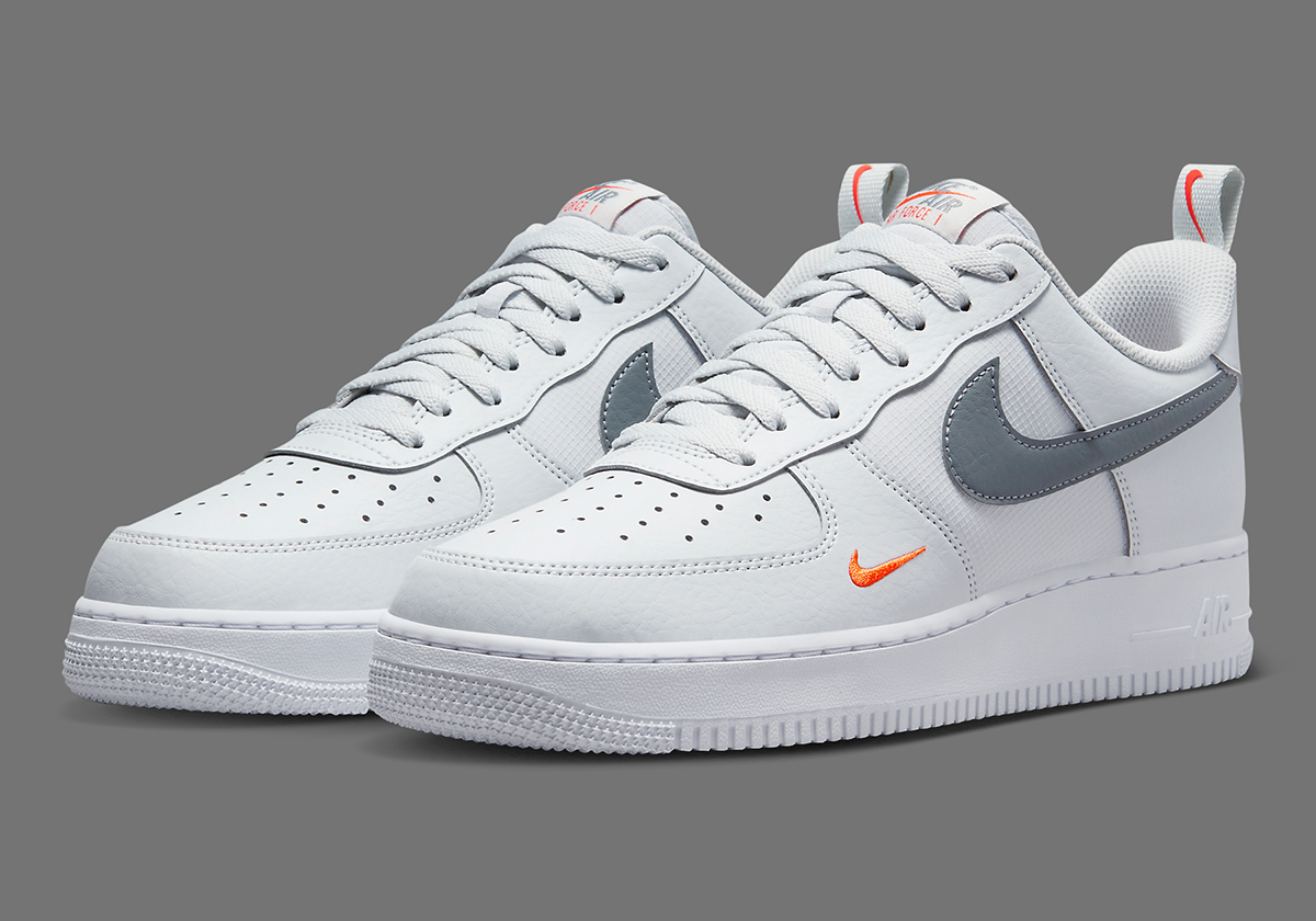 The Nike Air Force 1 Low Brings “White/Orange” To Updated Model