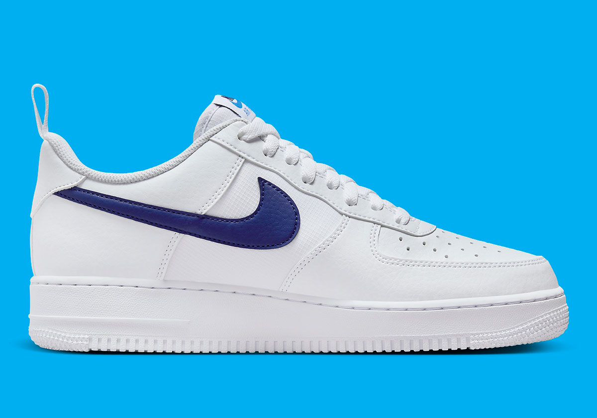 Nike Air Force 1 Low White Obsidian Photo Blue Hf3836 100 2
