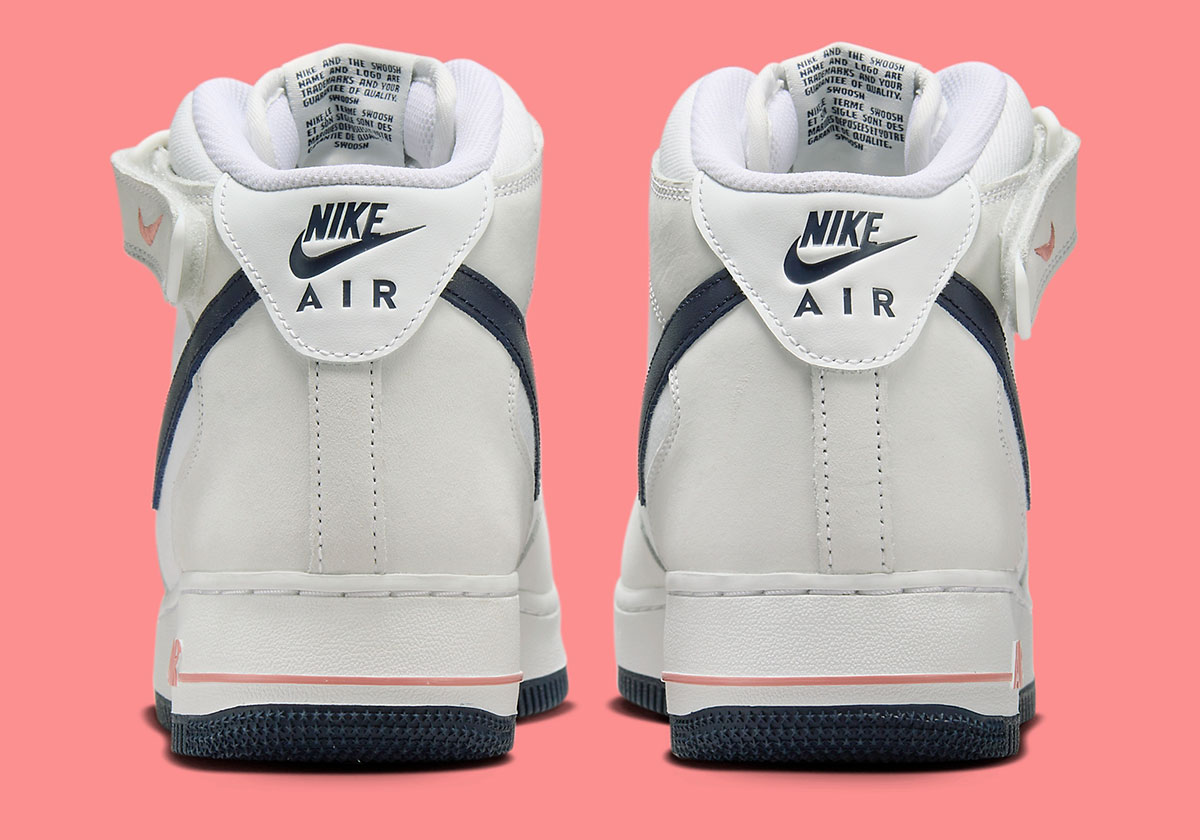 Nike Air Force 1 Mid Summit White Obsidian Pink Fb8879 100 10
