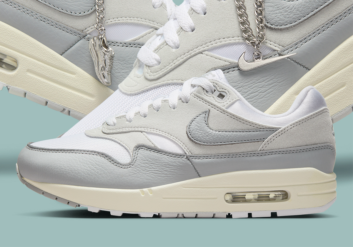 Chainlink Hangtags Hit A Classic Nike Air Max 1 In “Platinum Tint”