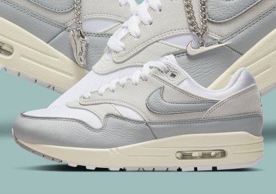 Chainlink Hangtags Hit A Classic Nike Air Max 1 In "Platinum Tint"