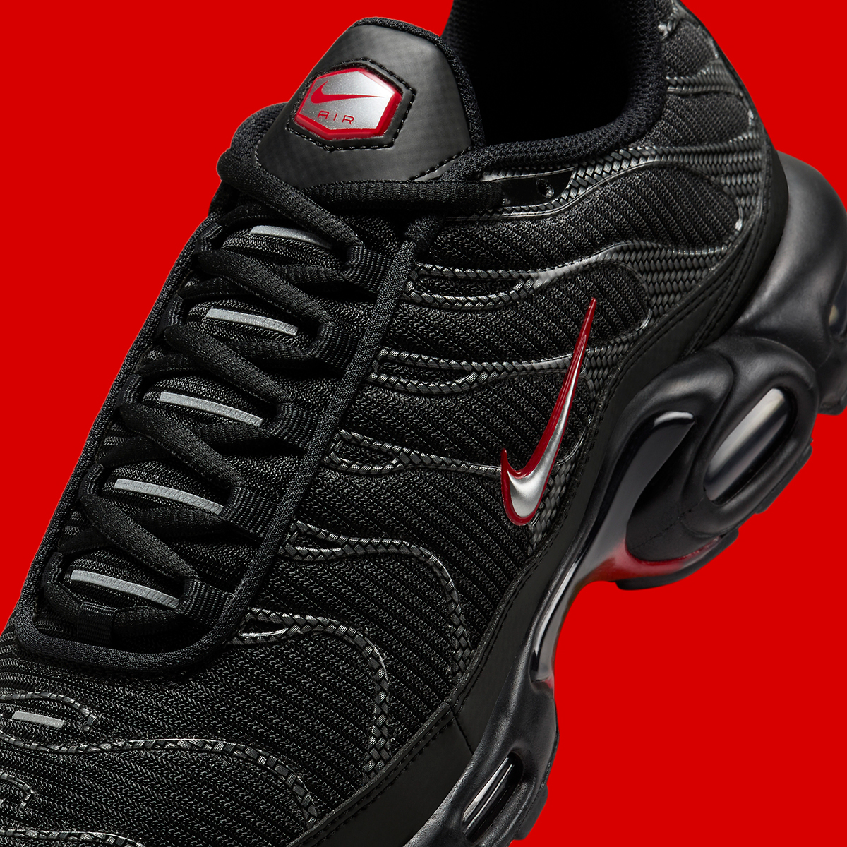 Nike nike air max 270 sko til store barn white Black Red Carbon Fiber Hf4293 001 6