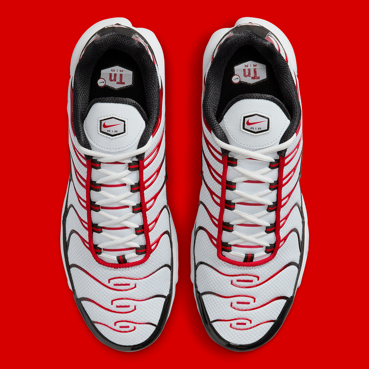 Nike Air Max Plus Black White Red Fn6949 002 3