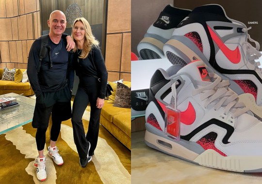Andre Agassi Reveals The 2024 Nike Air Tech Challenge II “Hot Lava”