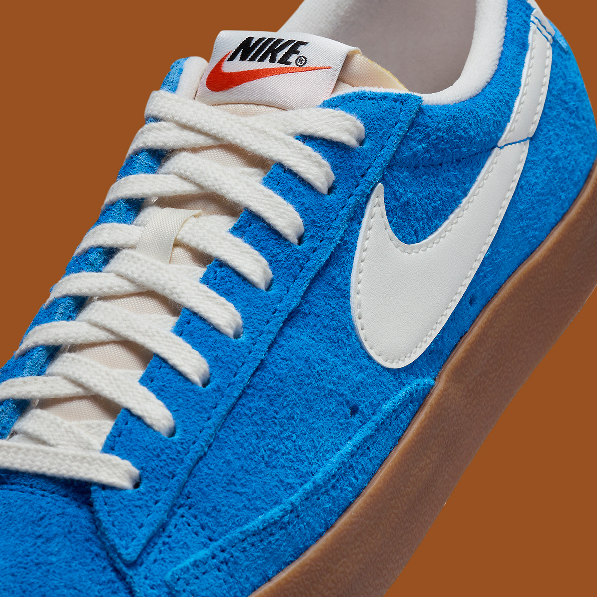 Nike Blazer Low 77 Blue Suede Gum Fq8060 400 2