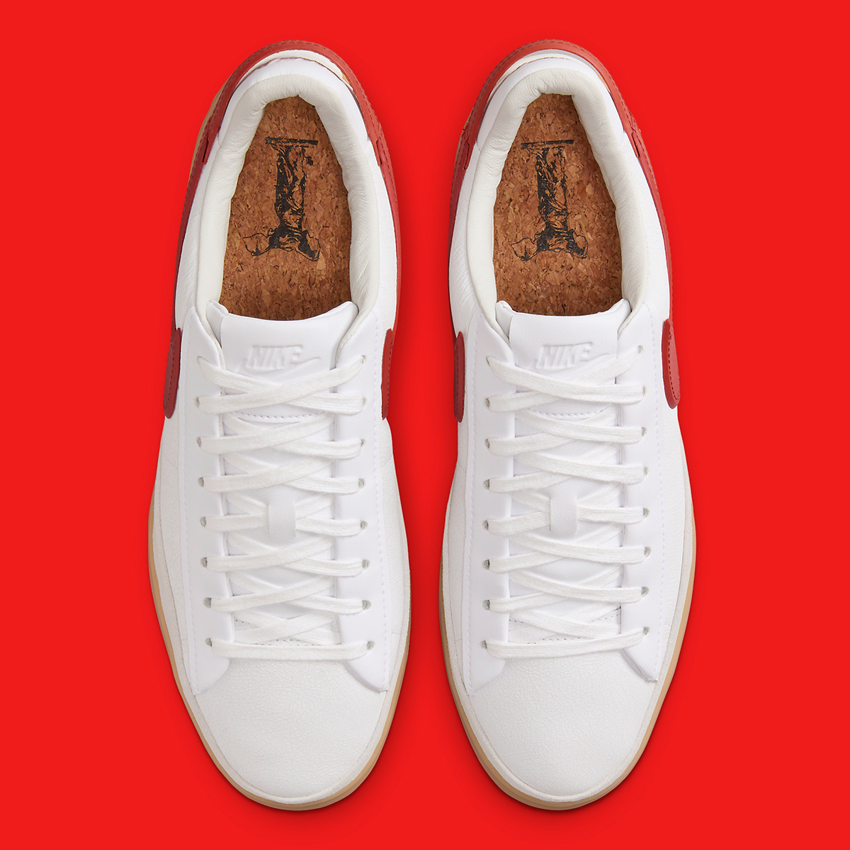 Nike Blazer Phantom Low White Red Gum Fn5820 100 7