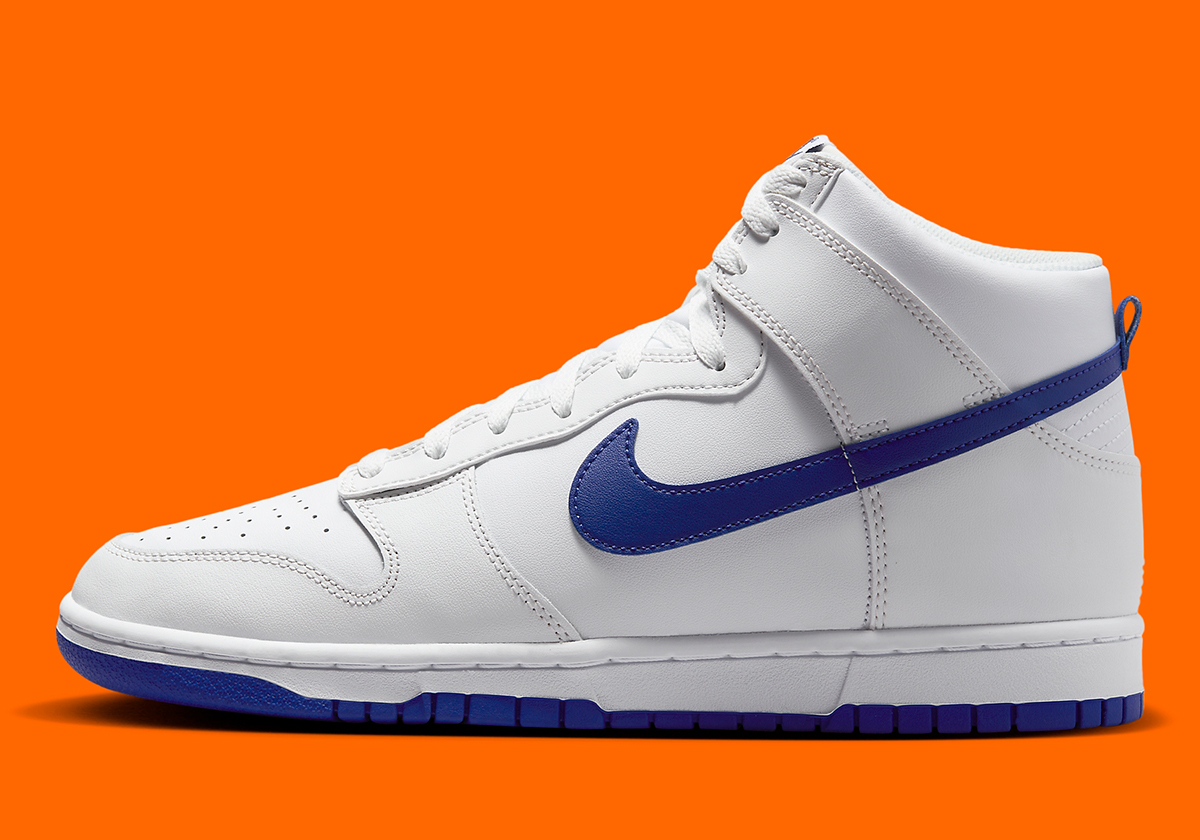 royal blue and white dunks