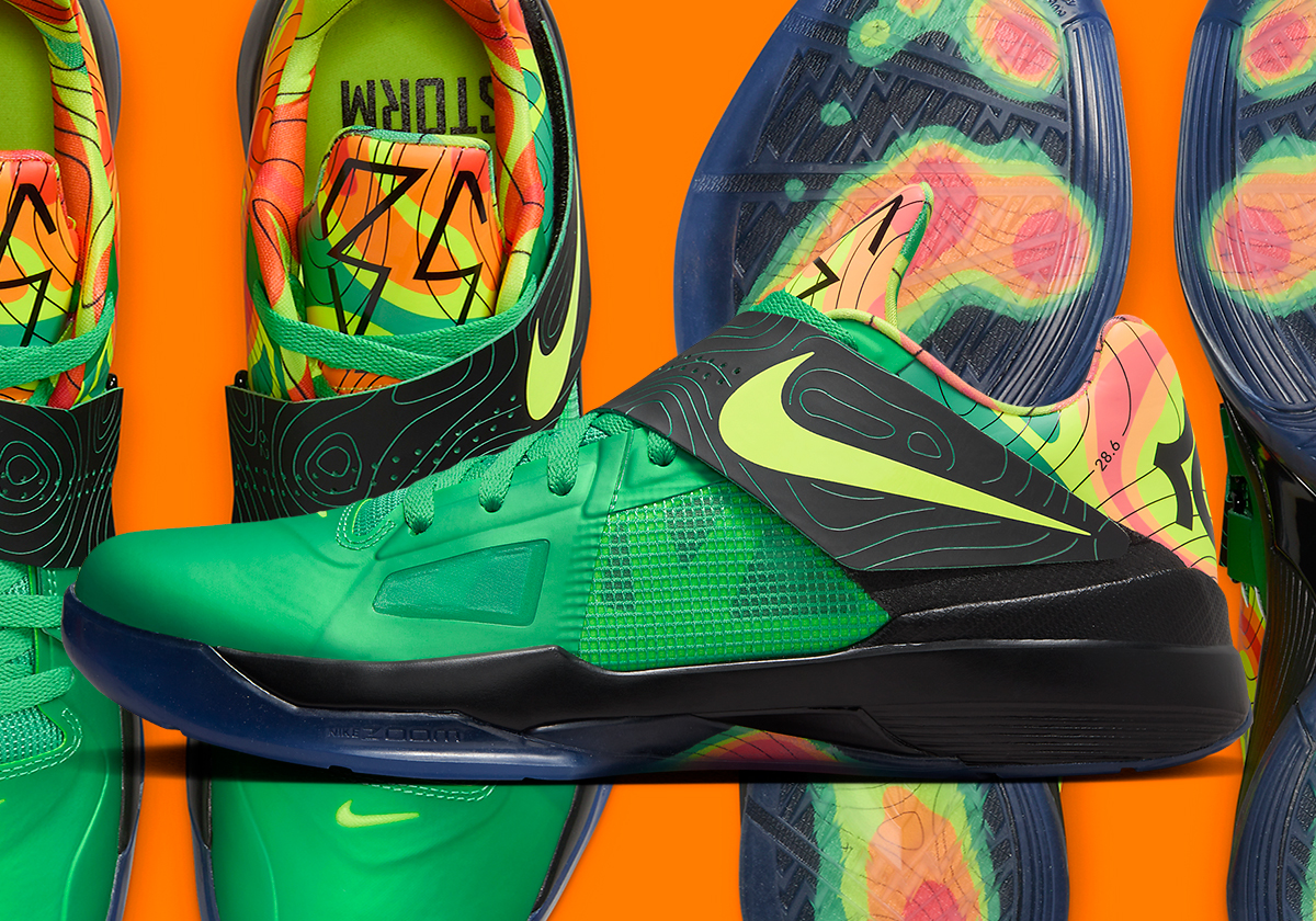 Official Images Of The Nike KD 4 "Weatherman" Retro