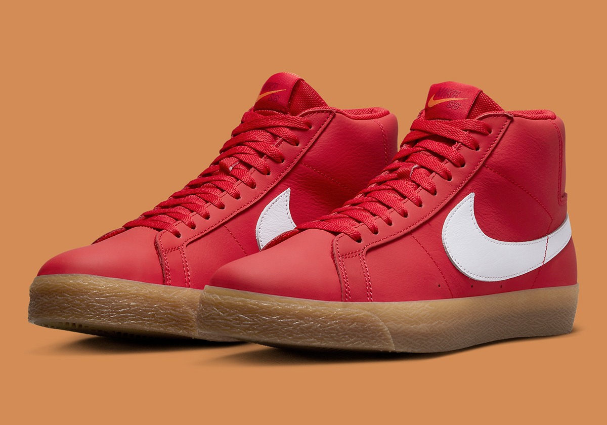 Nike SB’s Orange Label Is Back With Red And Gum Blazer Mids
