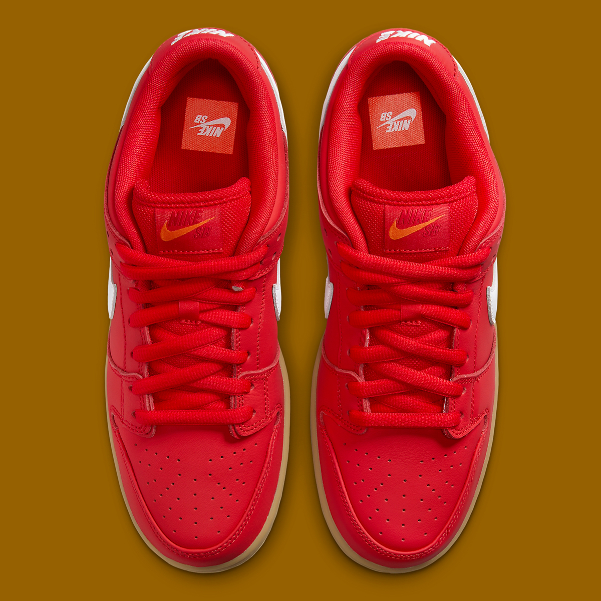 Nike Sb Dunk Low Orange Label University Red Fj1674 600 1