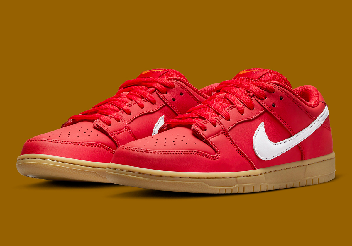The Nike SB Dunk Low Joins Upcoming “University Red” Orange Label Offerings